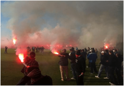 This is what the first training session of the season looks like