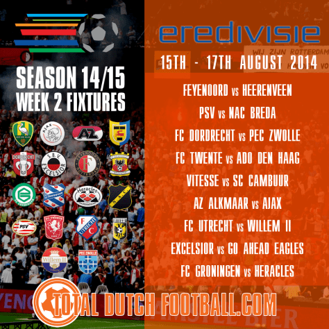 Eredivisie-Fixture-Week2